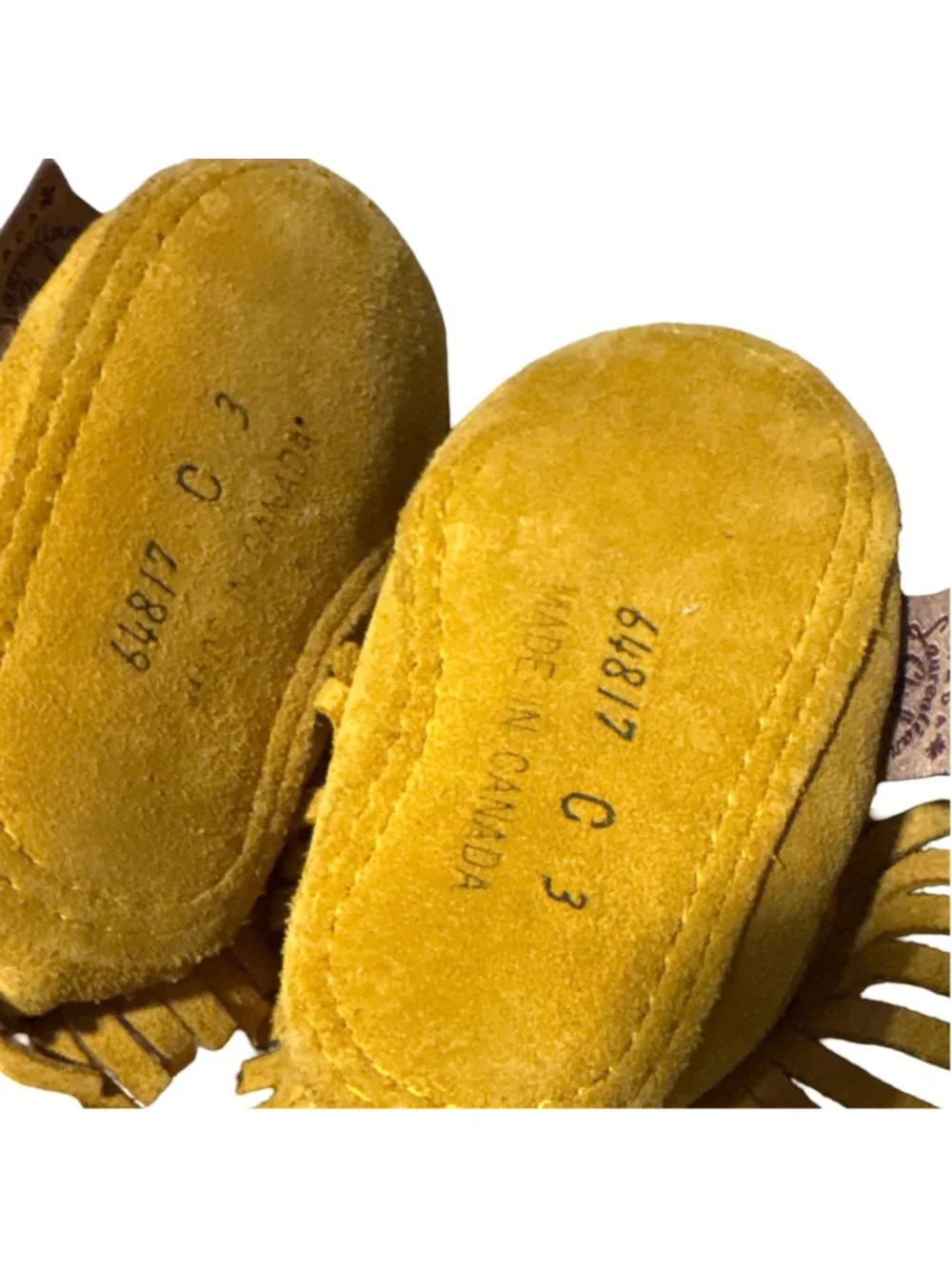 Cozy Mustard Moccasins for Kids